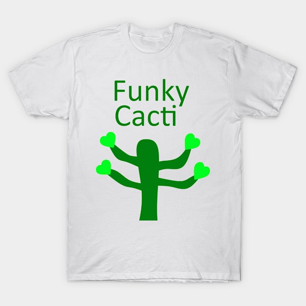 Funky Cacti T-Shirt by simonjgerber